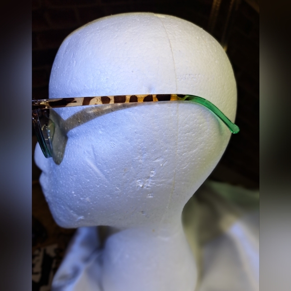 LAST PAIR!! 1:00 Tortoise Shell and Green READING SUNGLASSES - Picture 3 of 8